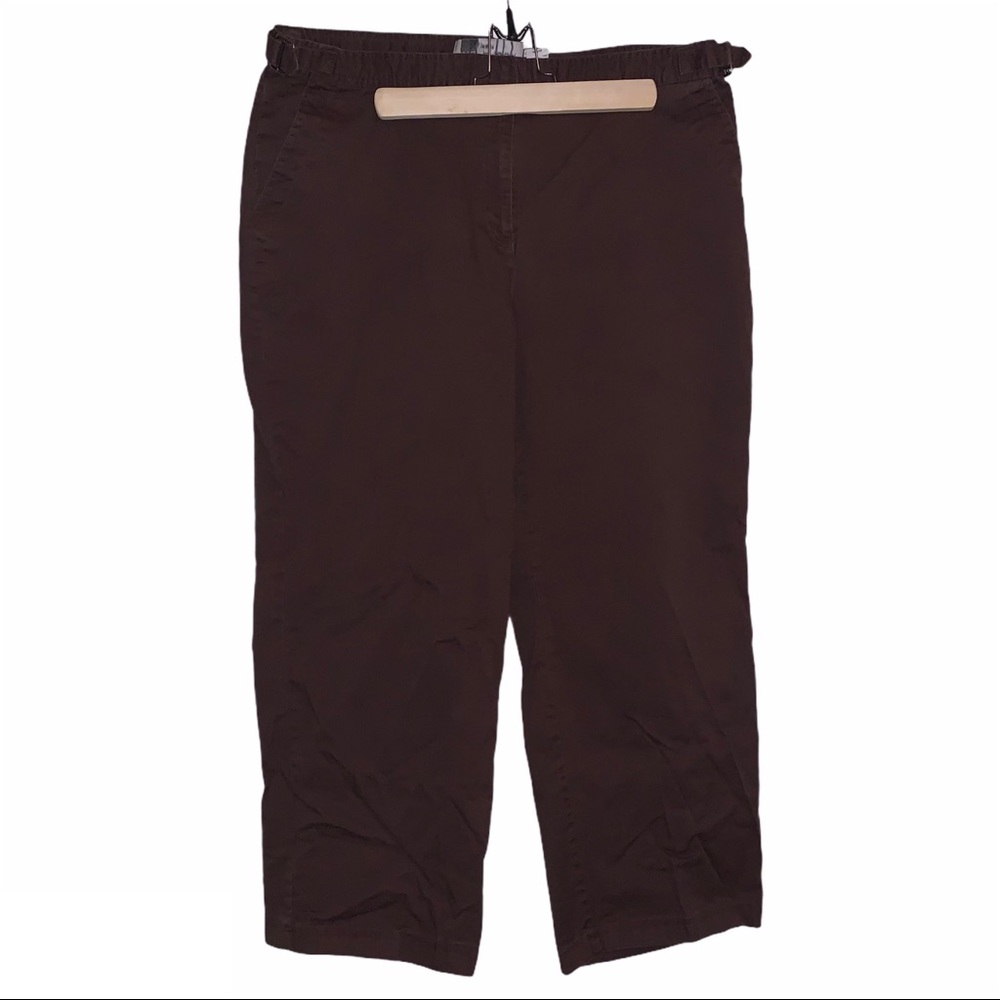 Vintage Sag Harbor Y2K Brown Casual Capri Pants